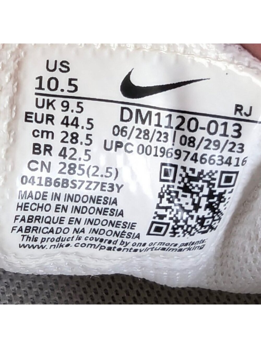 Nike Legend Essential 3 Next Natura Mens Size 10.5 White Running Shoes Sneakers - Picture 10 of 10